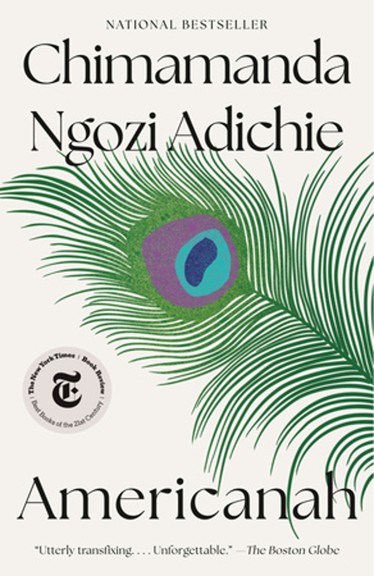 Book cover of Americanah