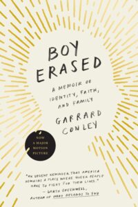 Book cover of Boy Erased.