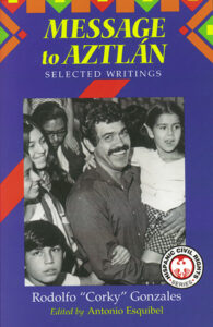 Book cover of Message to Aztlan: Selected Writings