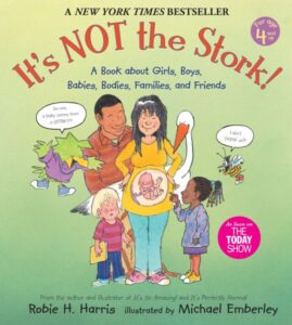 Book cover of It's Not the Stork! : a Book about Girls, Boys, Babies, Bodies, Families, and Friends
