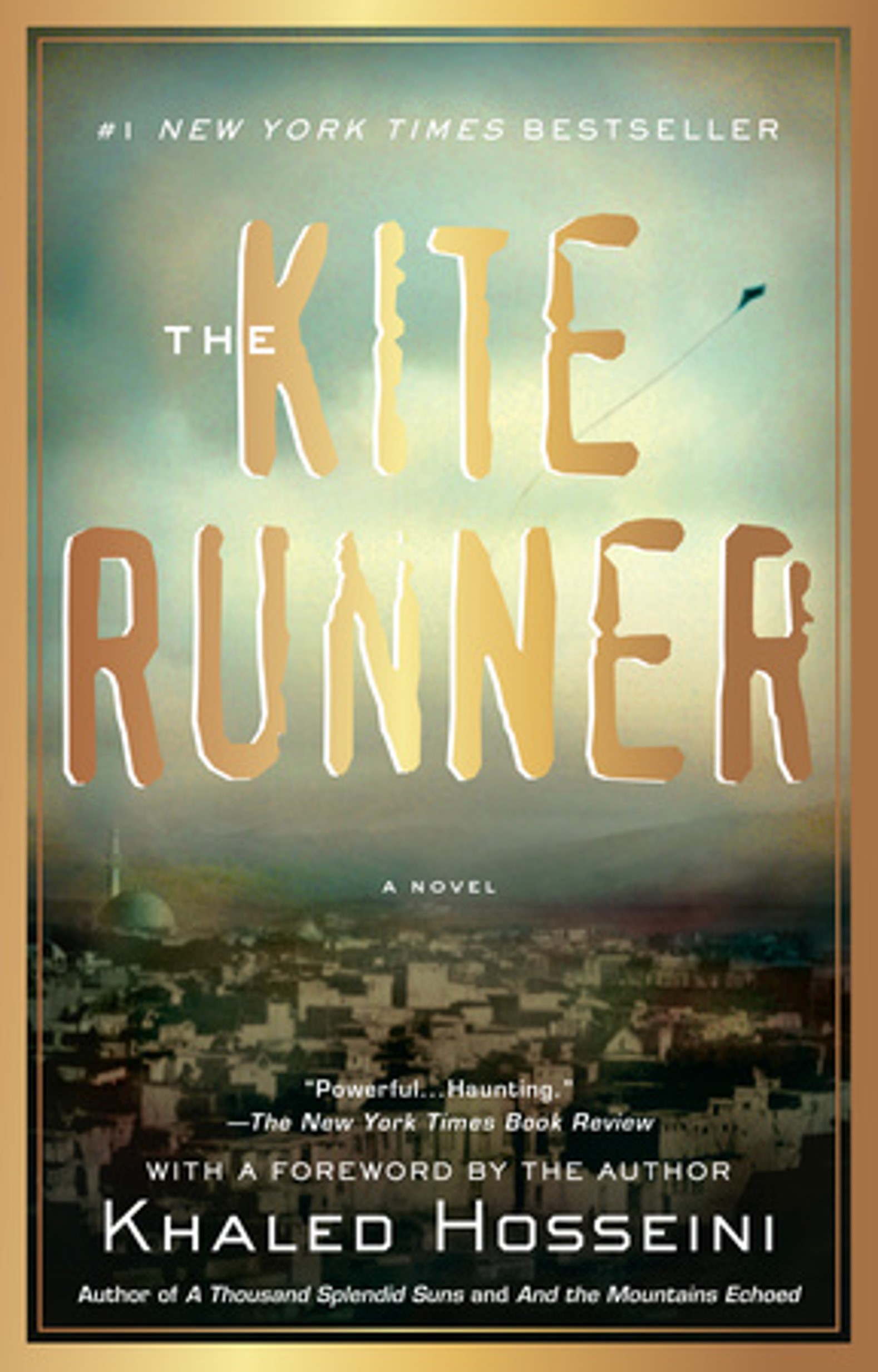 Book cover of The Kite Runner.