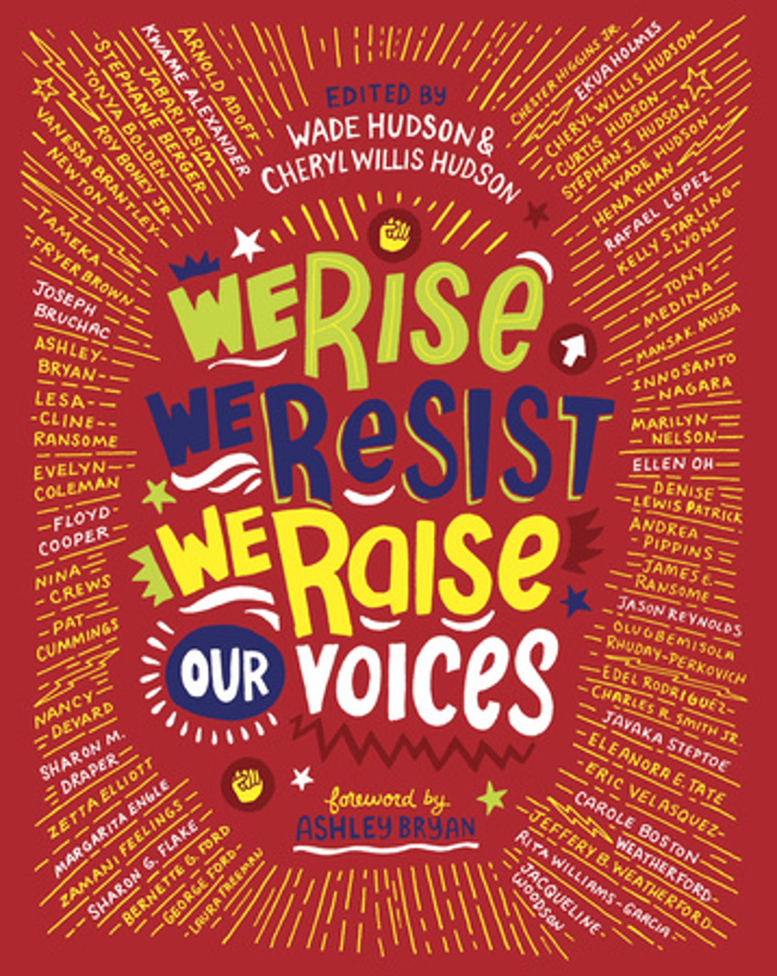 Book cover of We Rise, We Resist, We Raise Our Voices.