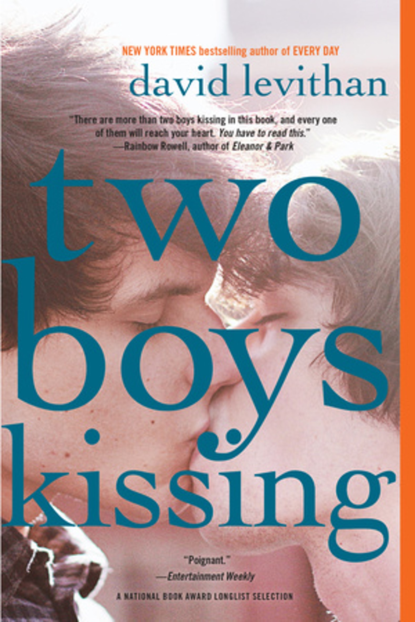 Book cover of Two Boys Kissing.