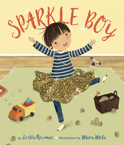 Book cover of Sparkle Boy.