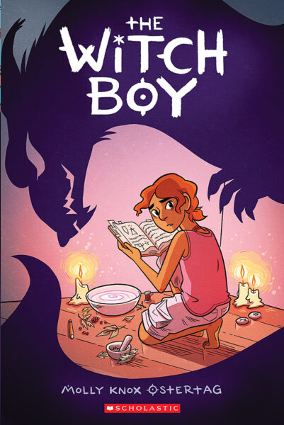 Book cover of The Witch Boy.