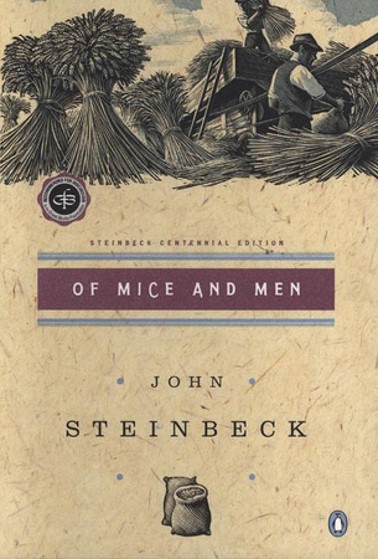 Book cover of Of Mice and Men.